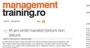 Blog: Management-training.ro